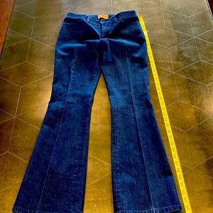 Blue jeans size 26 w/ 38” L.